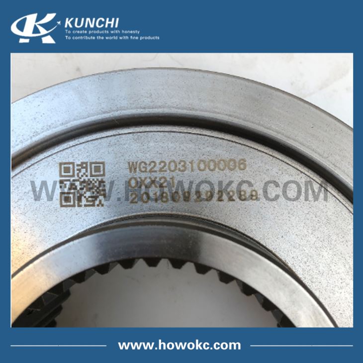 Gearbox Range Gear High-speed Cone Hub Assy WG2203100006 SINOTRUK Gearbox